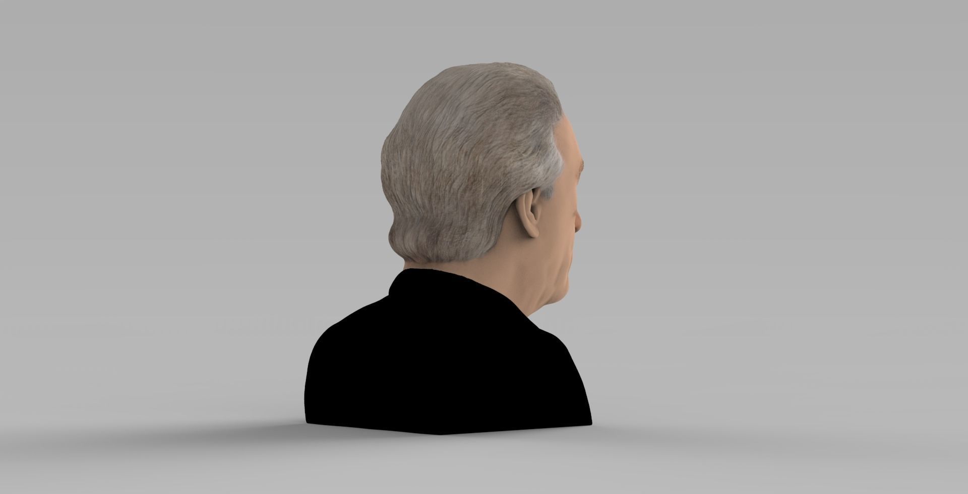 Robert De Niro bust ready for full color 3D printing 3D print model_5