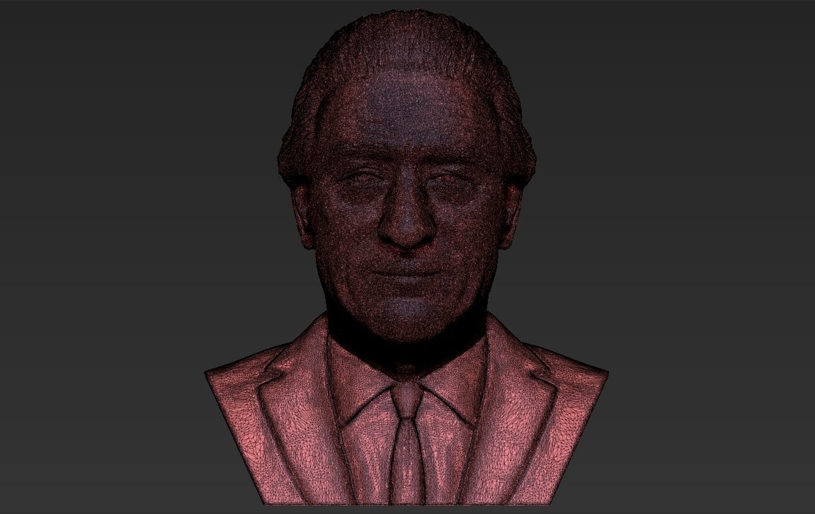 Robert De Niro bust ready for full color 3D printing 3D print model_47