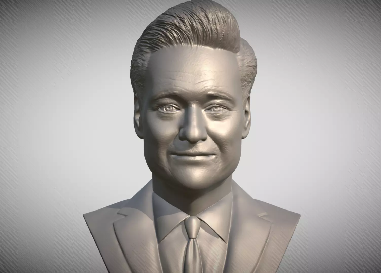 Conan Obrien bust 3D printing ready stl obj formats 3D print model