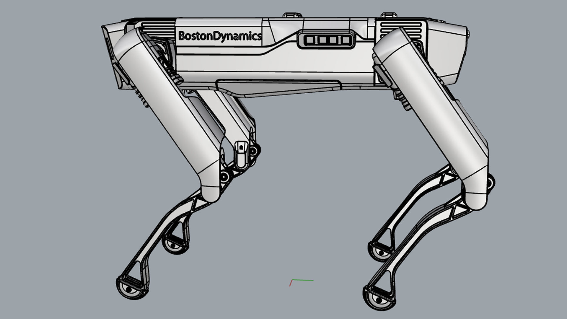 Boston Dynamics Spot Black 3D model_17