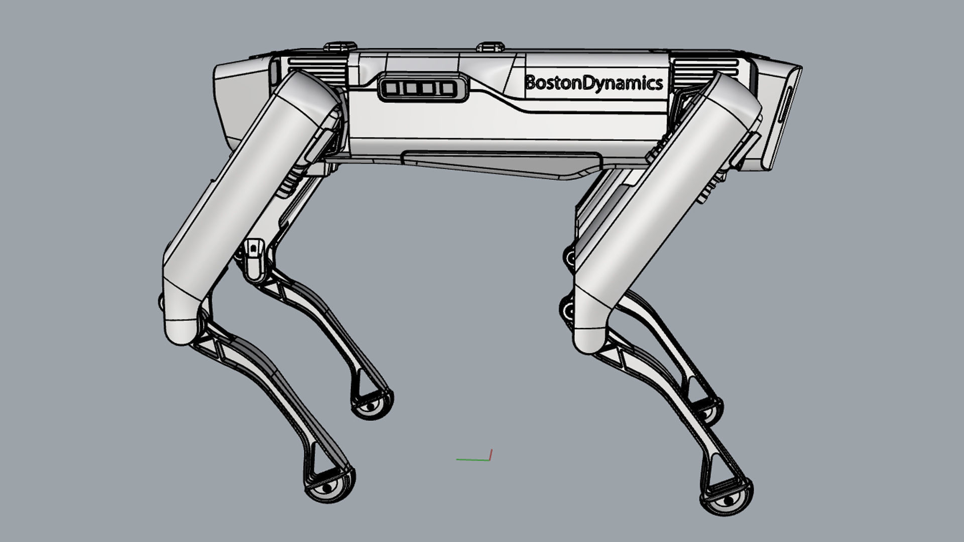 Boston Dynamics Spot Black 3D model_19