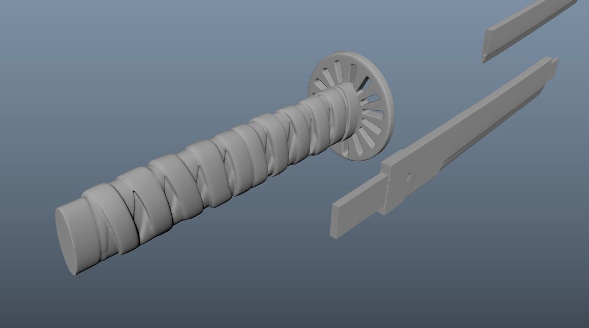 Tanjiro Katana - Kimetsu no Yaiba Demon slayer 3D print model_21