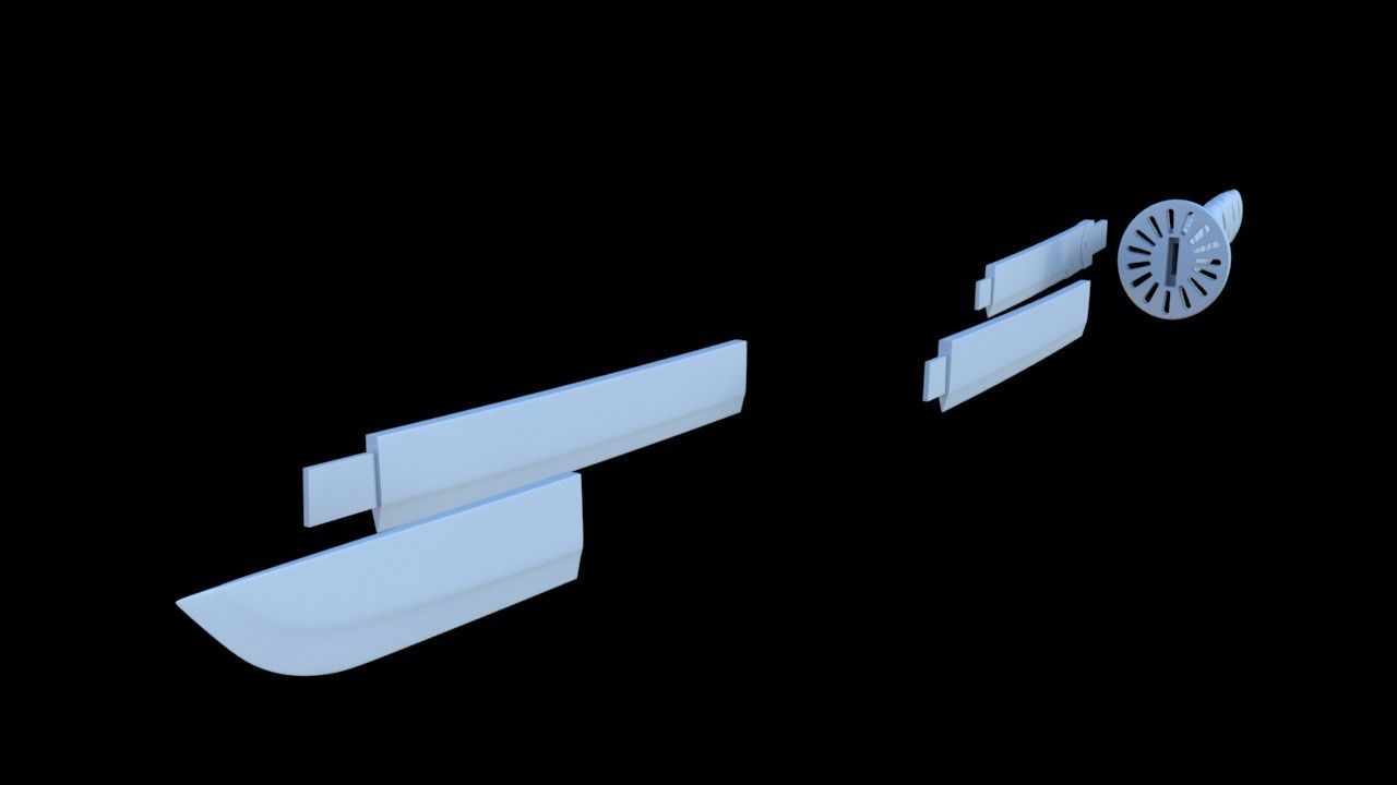 Tanjiro Katana - Kimetsu no Yaiba Demon slayer 3D print model_11