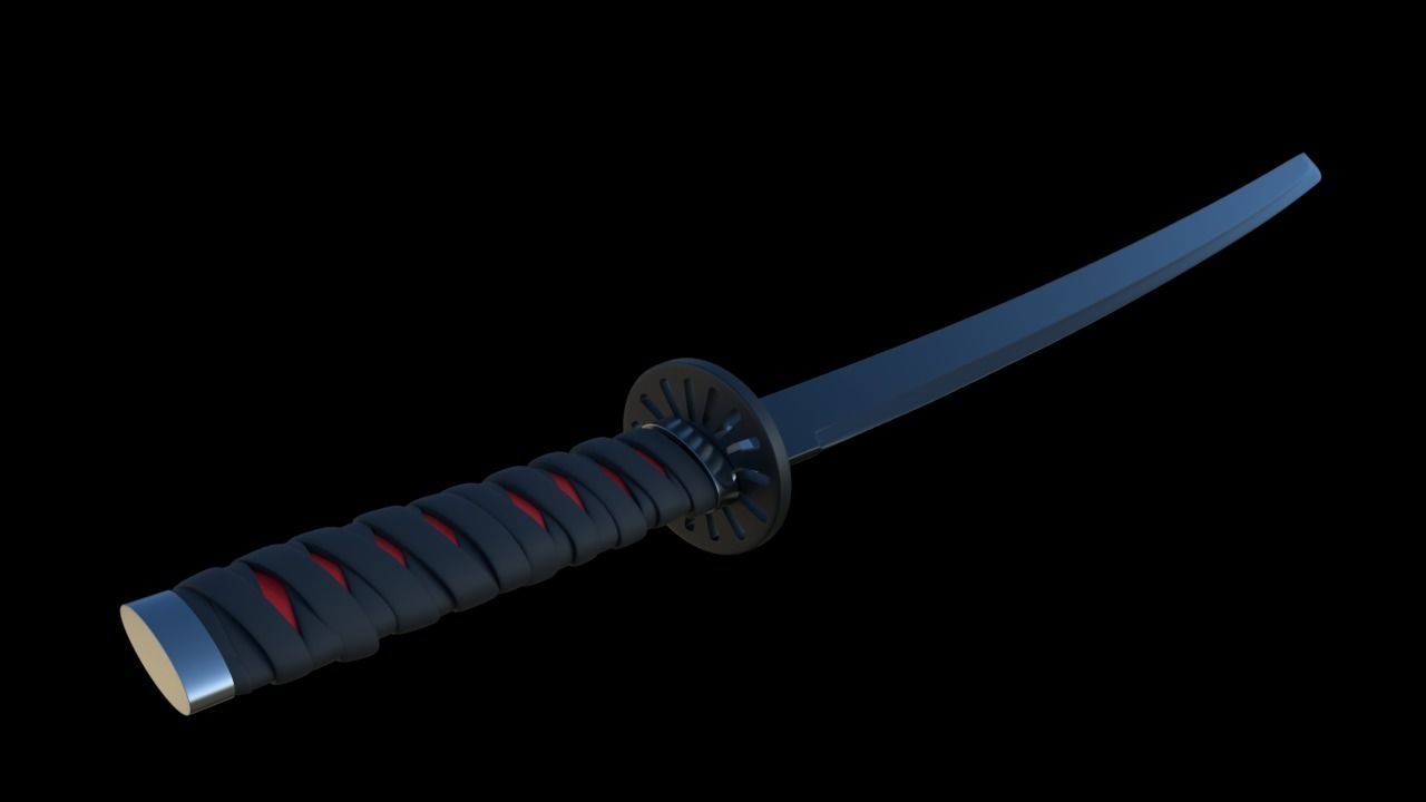 Tanjiro Katana - Kimetsu no Yaiba Demon slayer 3D print model_7