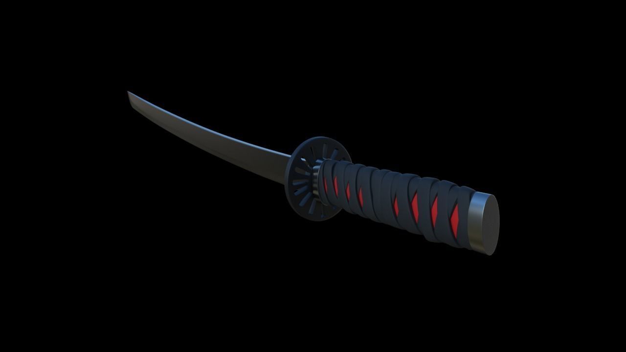 Tanjiro Katana - Kimetsu no Yaiba Demon slayer 3D print model_1