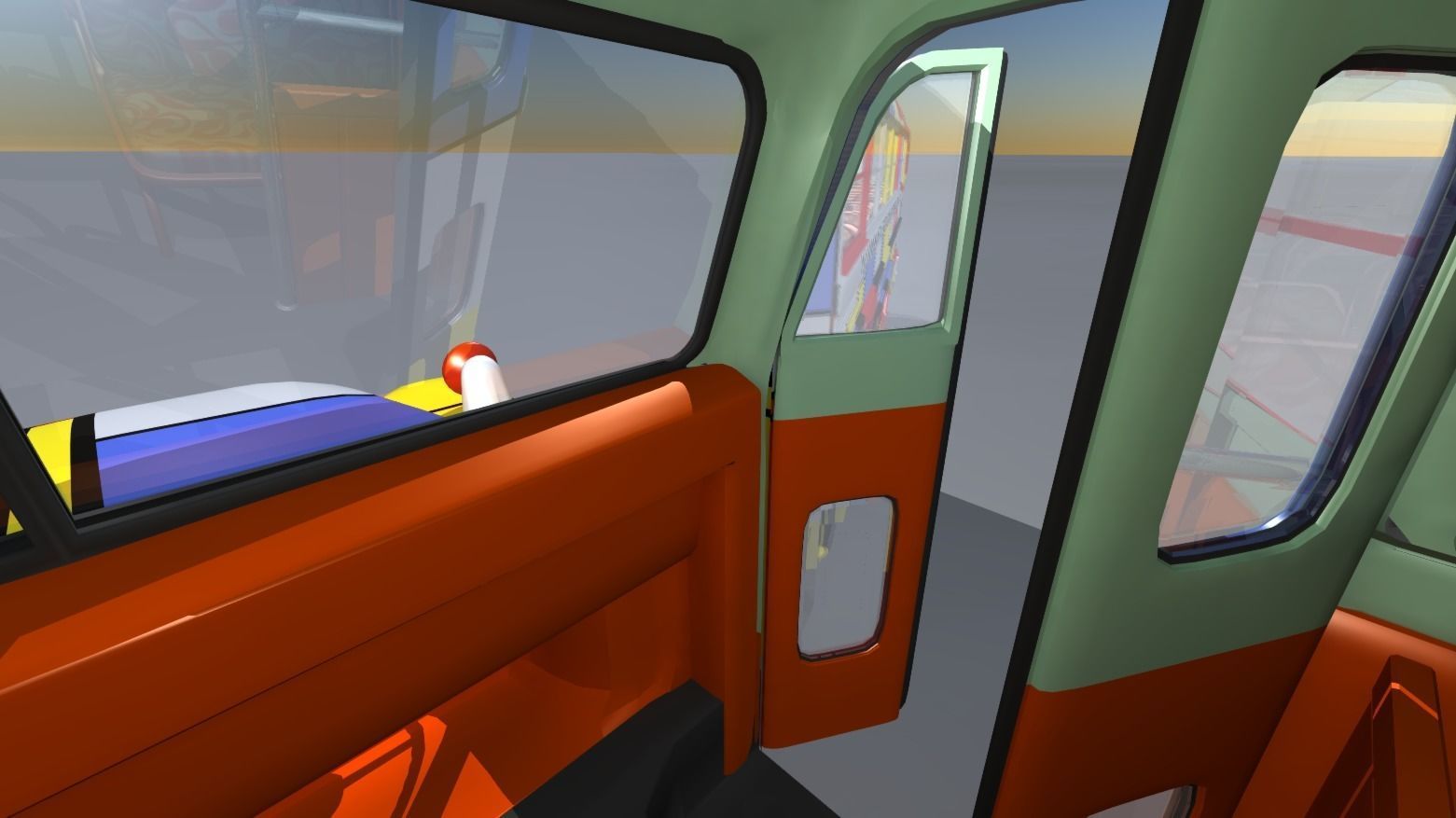 1957 School Bus 3D model_4