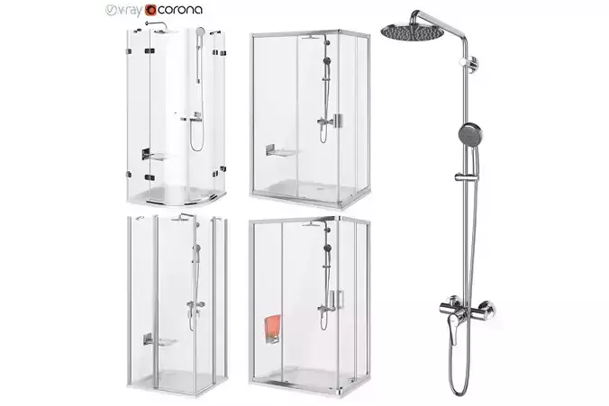  Ravak shower set 65 3D model
