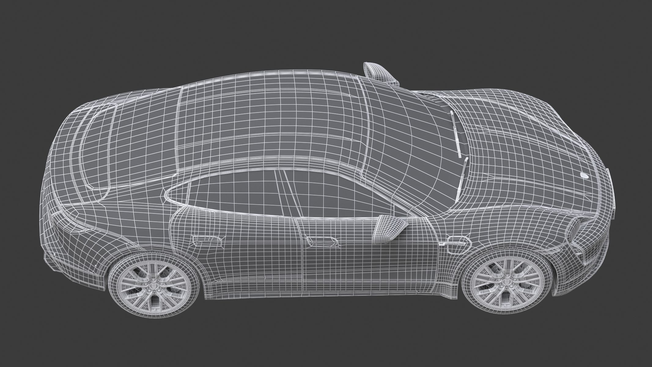 Porsche Taycan 2020 No Interior 3D model_12