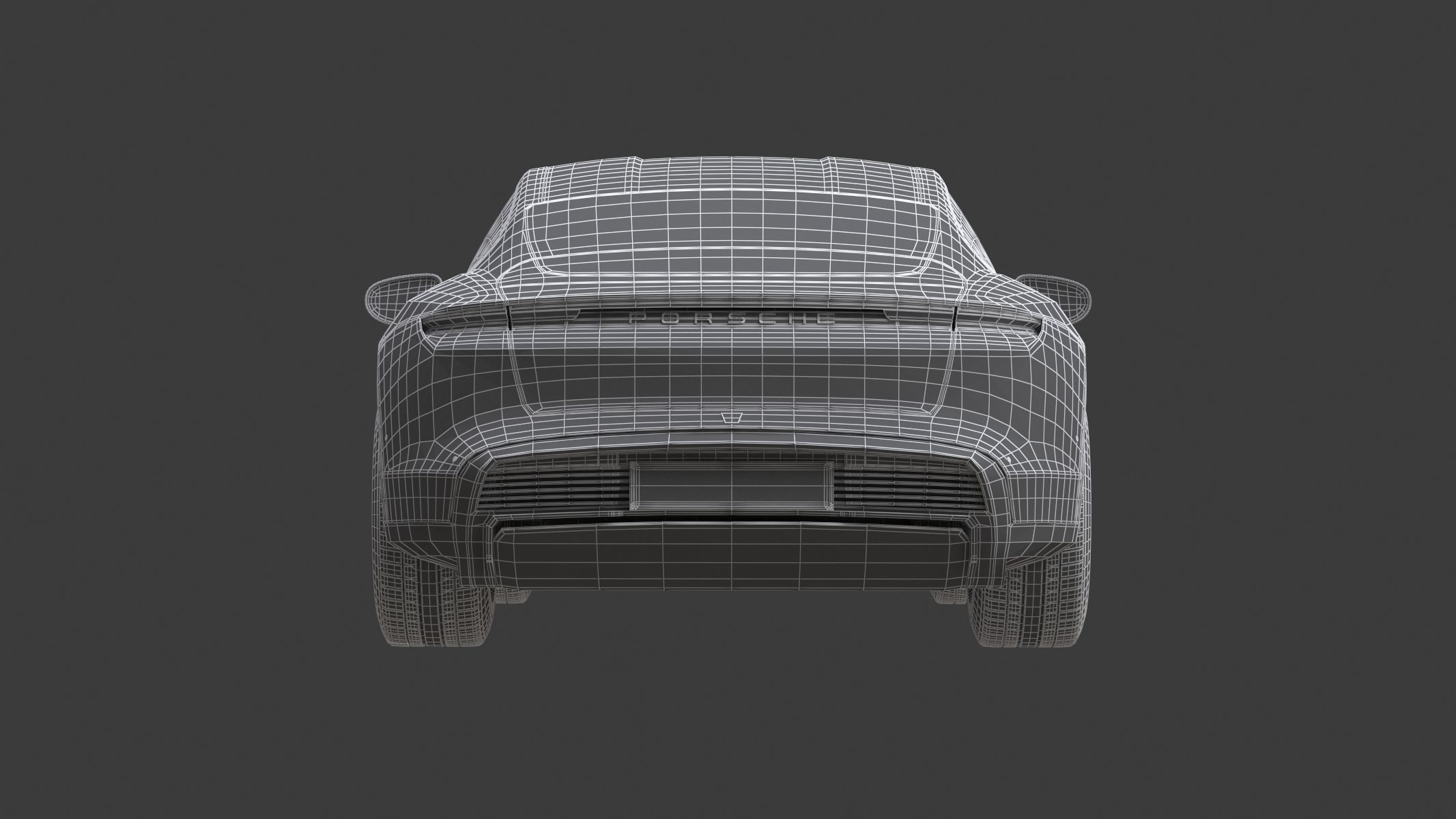 Porsche Taycan 2020 No Interior 3D model_13