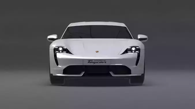 Porsche Taycan 2020 No Interior 3D model