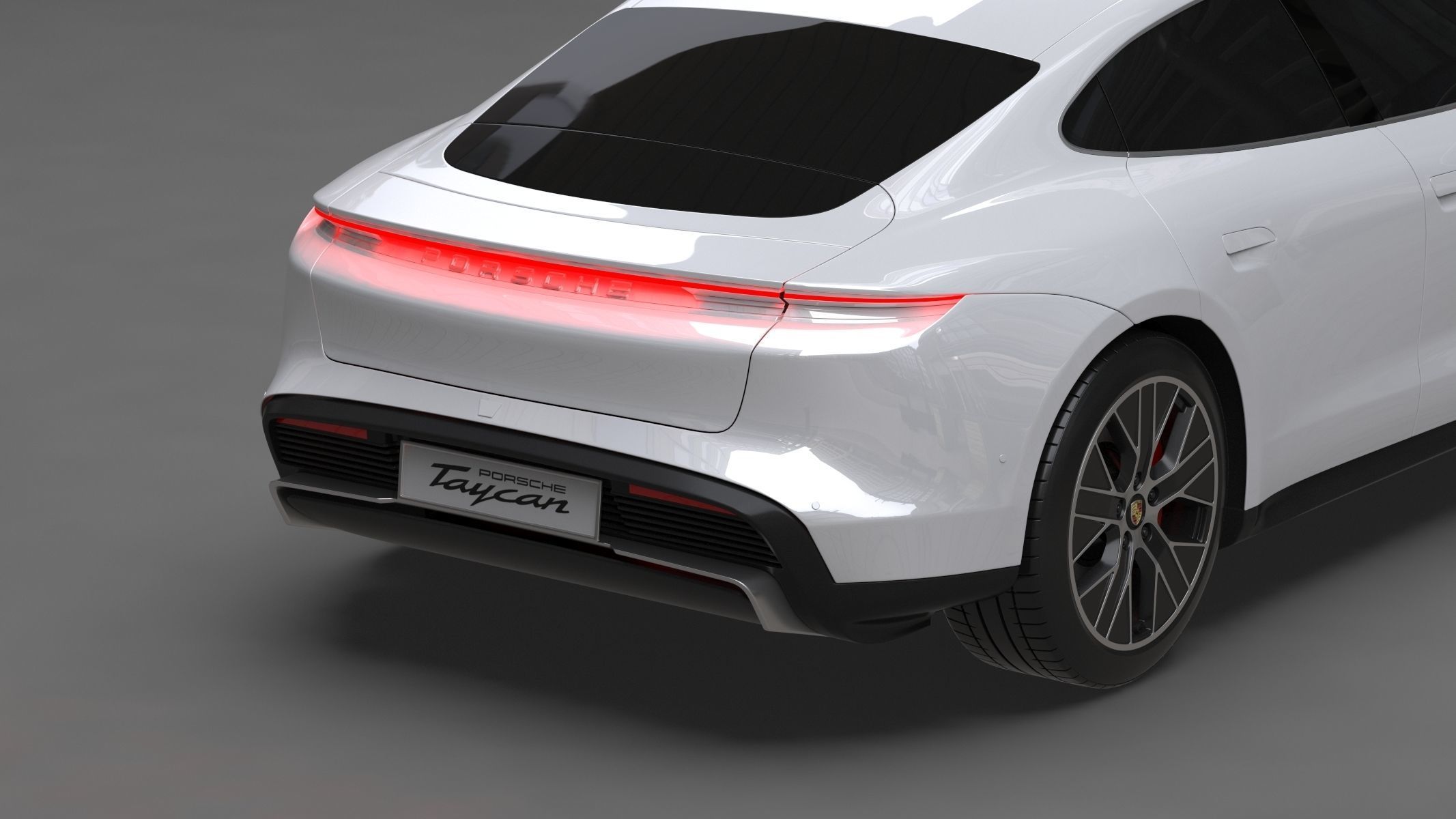 Porsche Taycan 2020 No Interior 3D model_18