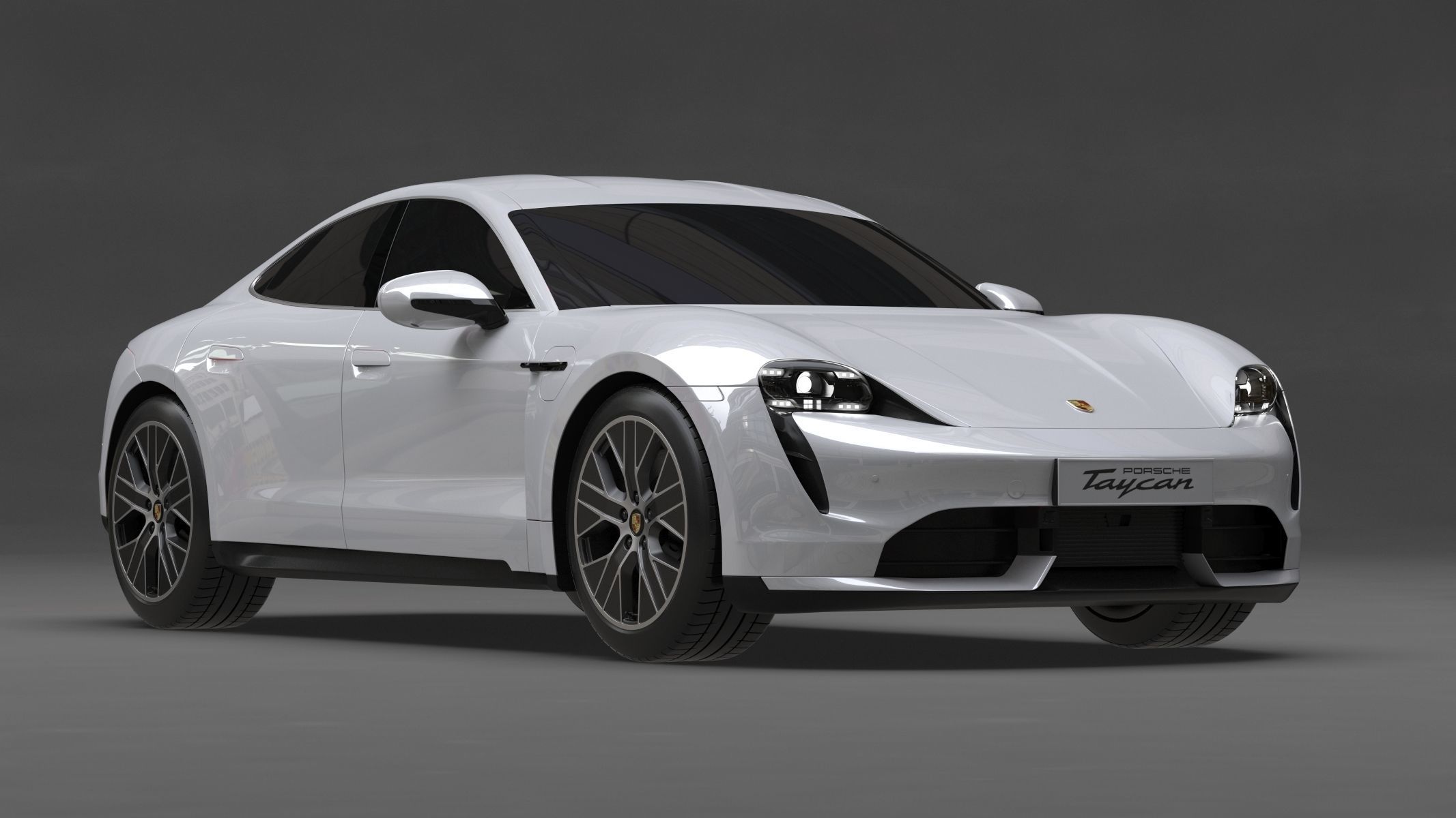 Porsche Taycan 2020 No Interior 3D model_16