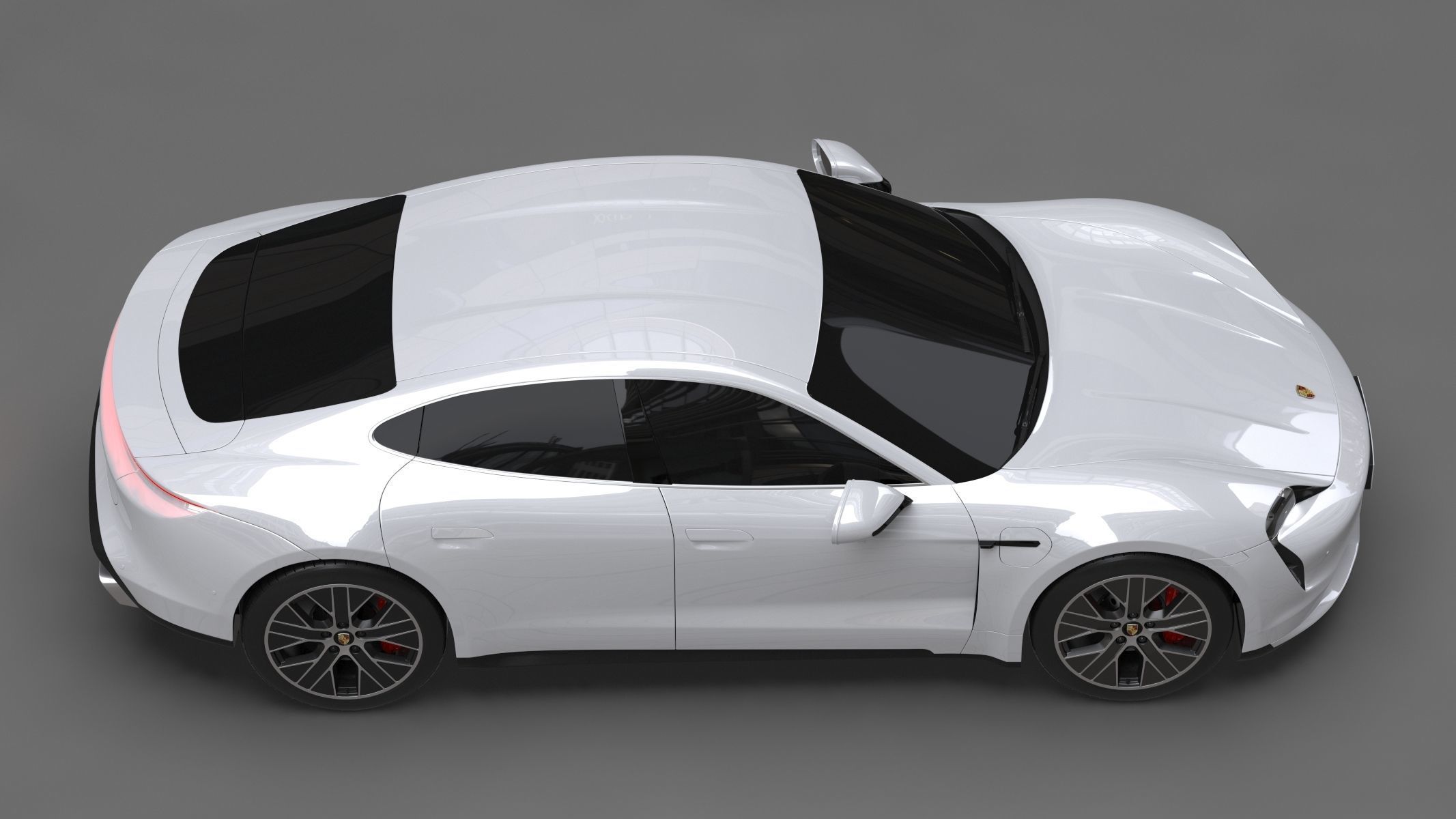 Porsche Taycan 2020 No Interior 3D model_19