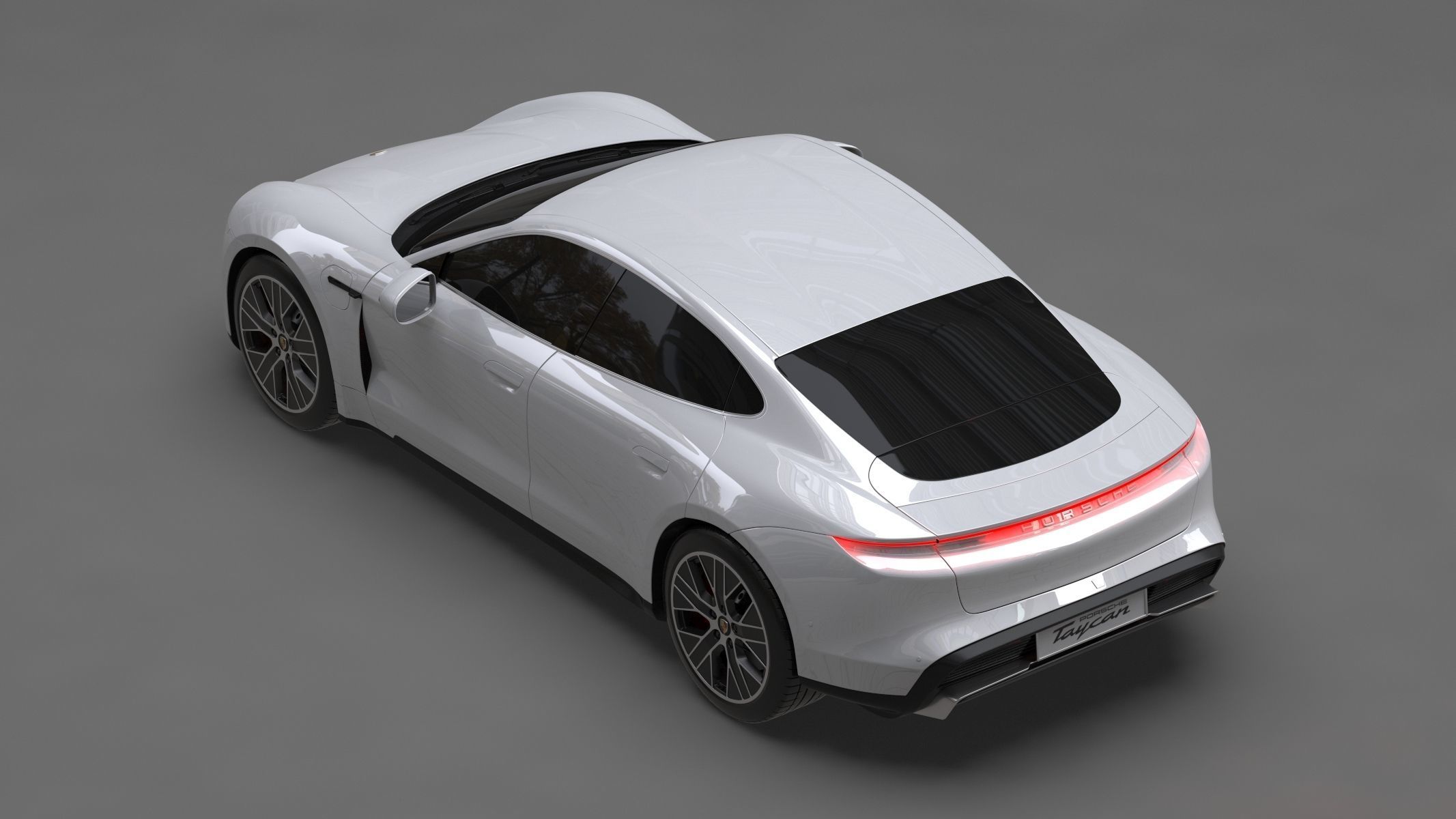 Porsche Taycan 2020 No Interior 3D model_21