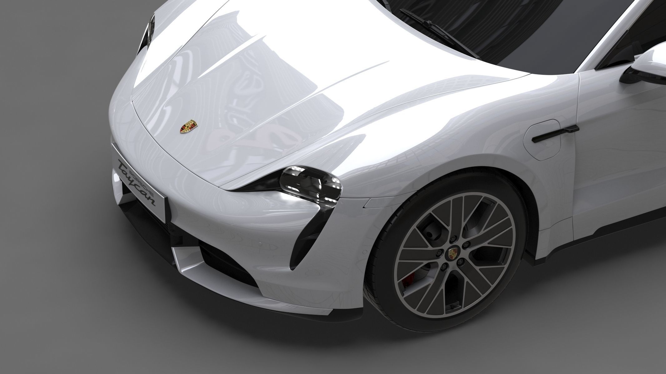 Porsche Taycan 2020 No Interior 3D model_17