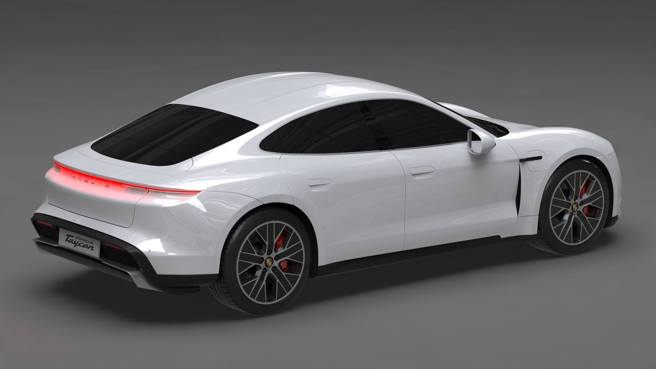 Porsche Taycan 2020 No Interior 3D model_14