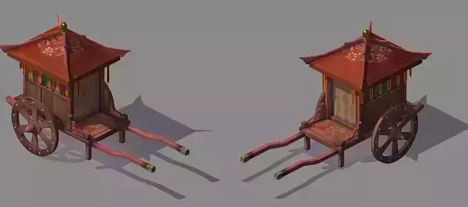Game Official - Transport - Carriage 02 3D model