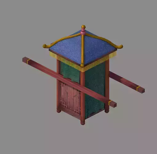 Game Official - Transportation - Wooden Car 01