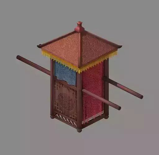 Game Official - Transportation - Wooden Car 02 3D model