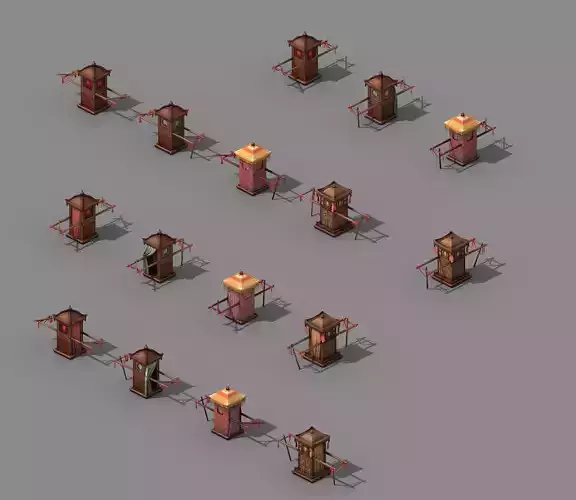 Game Official - Transportation - Wooden Car 04