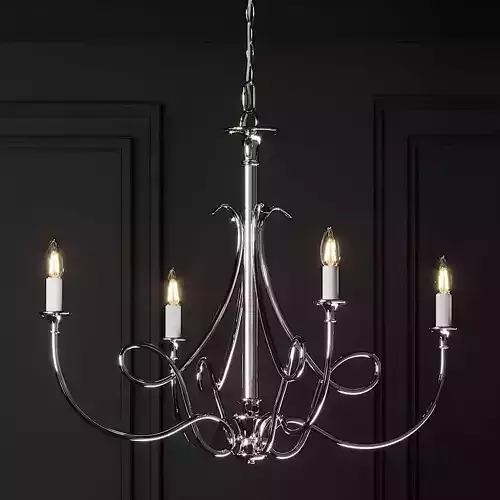 Visual Comfort Double Twist 5-Light Chandelier