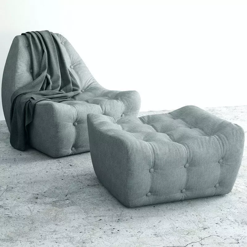 arm chair 3D model_0