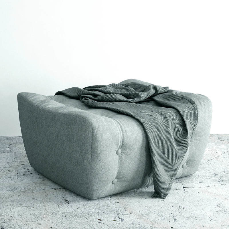 arm chair 3D model_2