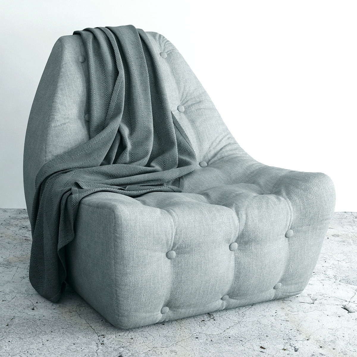 arm chair 3D model_1