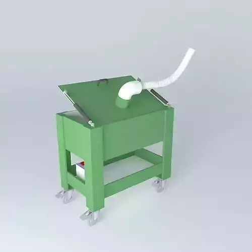 Solvent tank Free 3D model