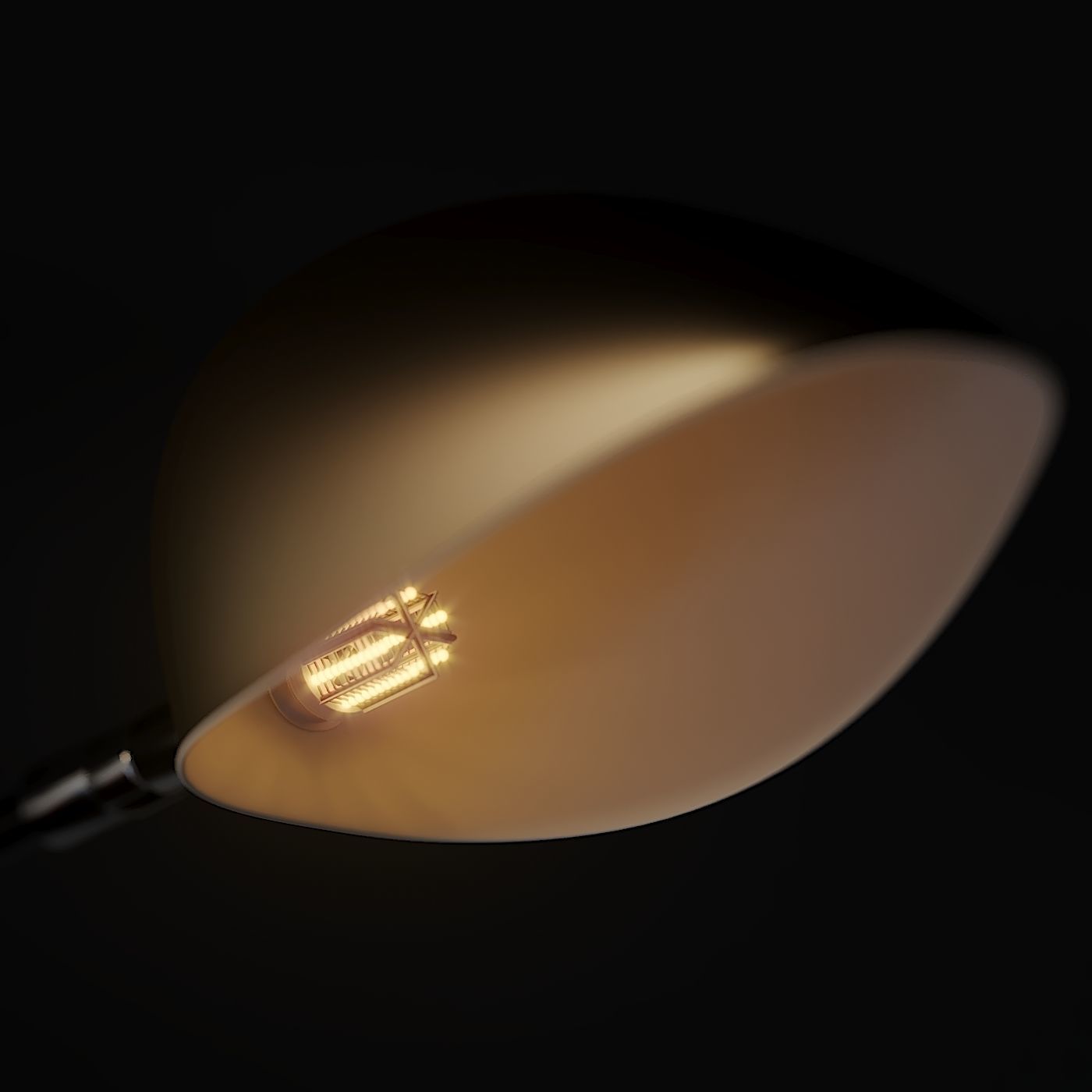 Industrial Modern 3-6 Light Ceiling Lamp 3D model_2