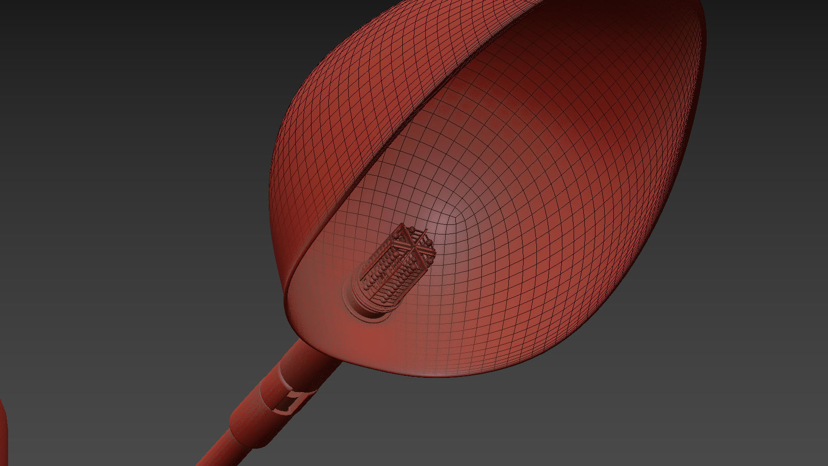 Industrial Modern 3-6 Light Ceiling Lamp 3D model_12