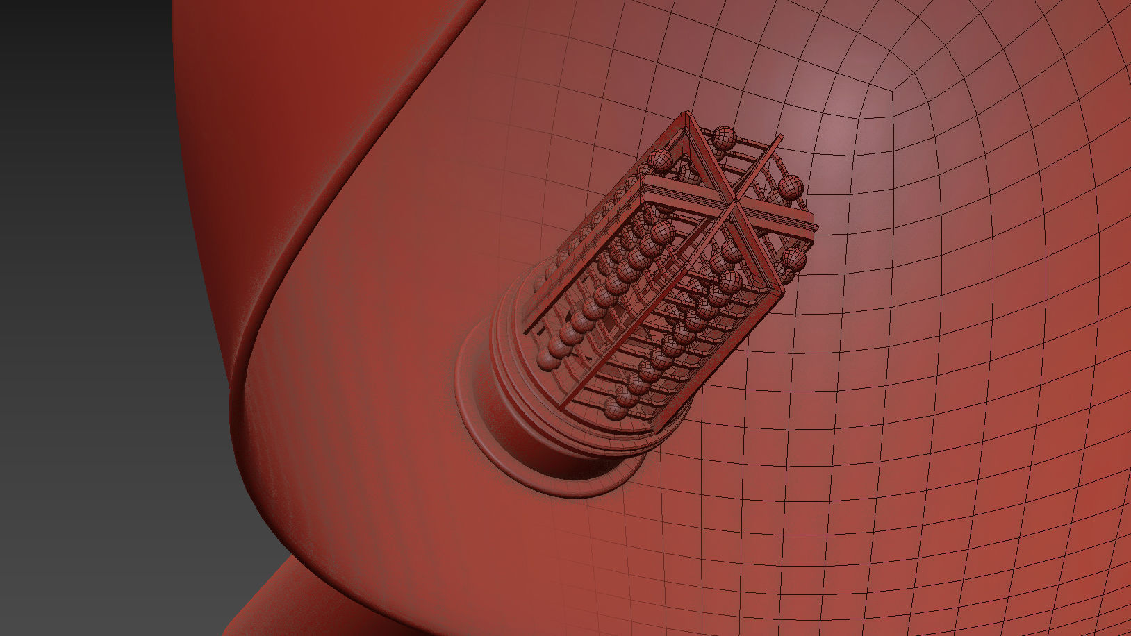 Industrial Modern 3-6 Light Ceiling Lamp 3D model_14