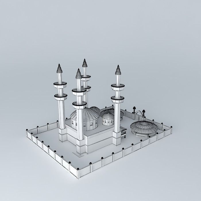 Mosque 3D model_3