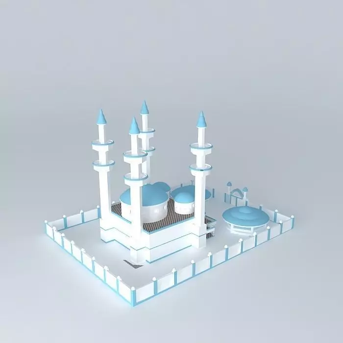Mosque 3D model_0