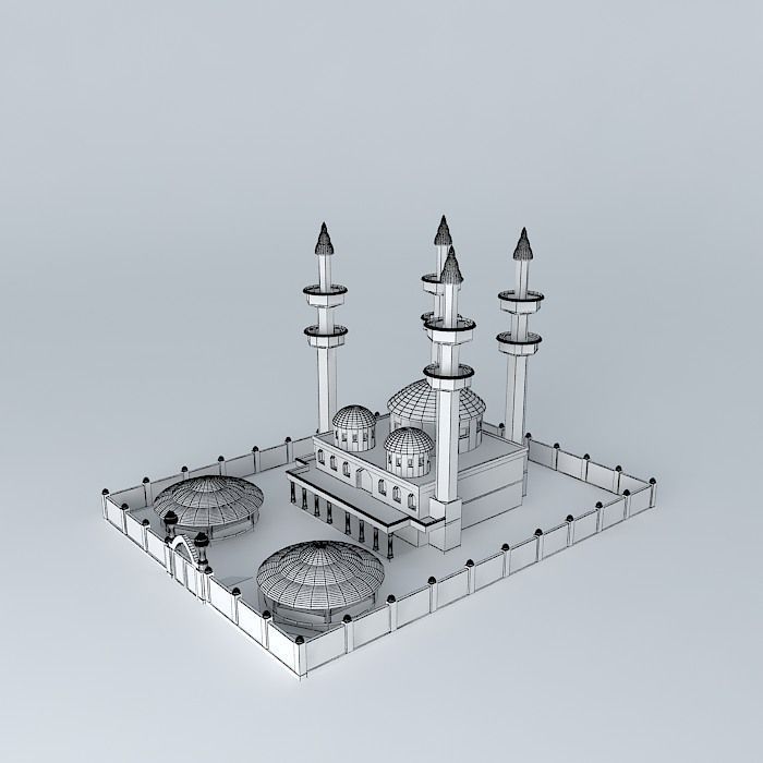 Mosque 3D model_4