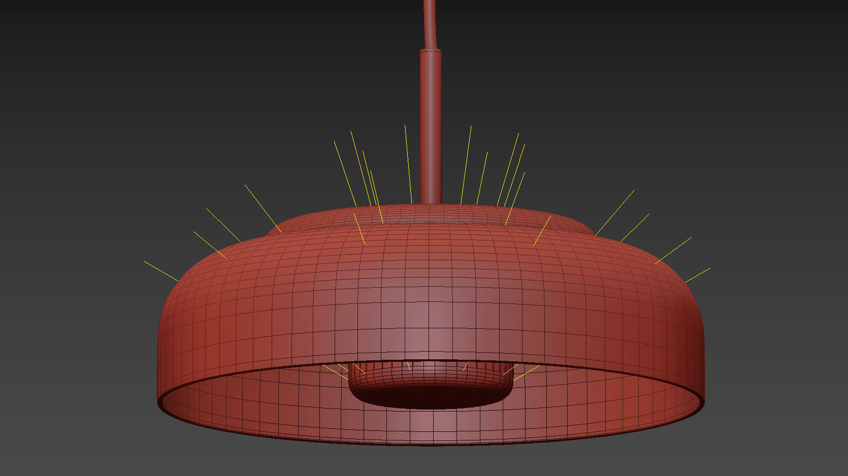 Nordic Style Light Dome Pendant 3D model_4