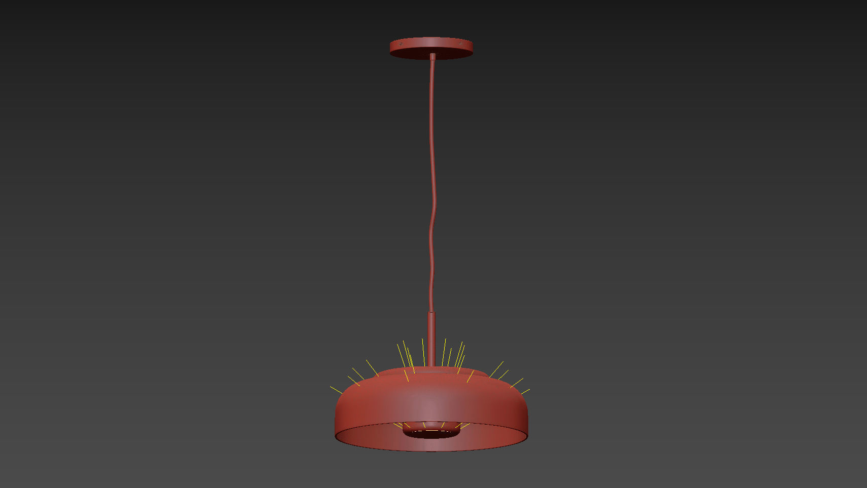 Nordic Style Light Dome Pendant 3D model_6