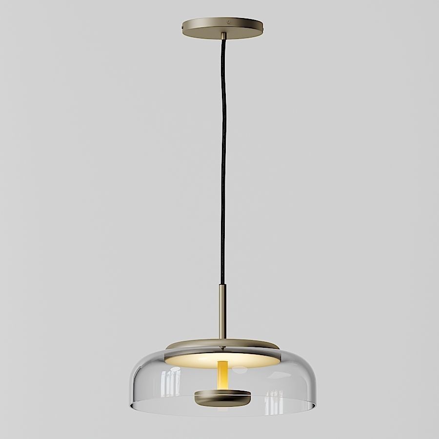 Nordic Style Light Dome Pendant 3D model_1
