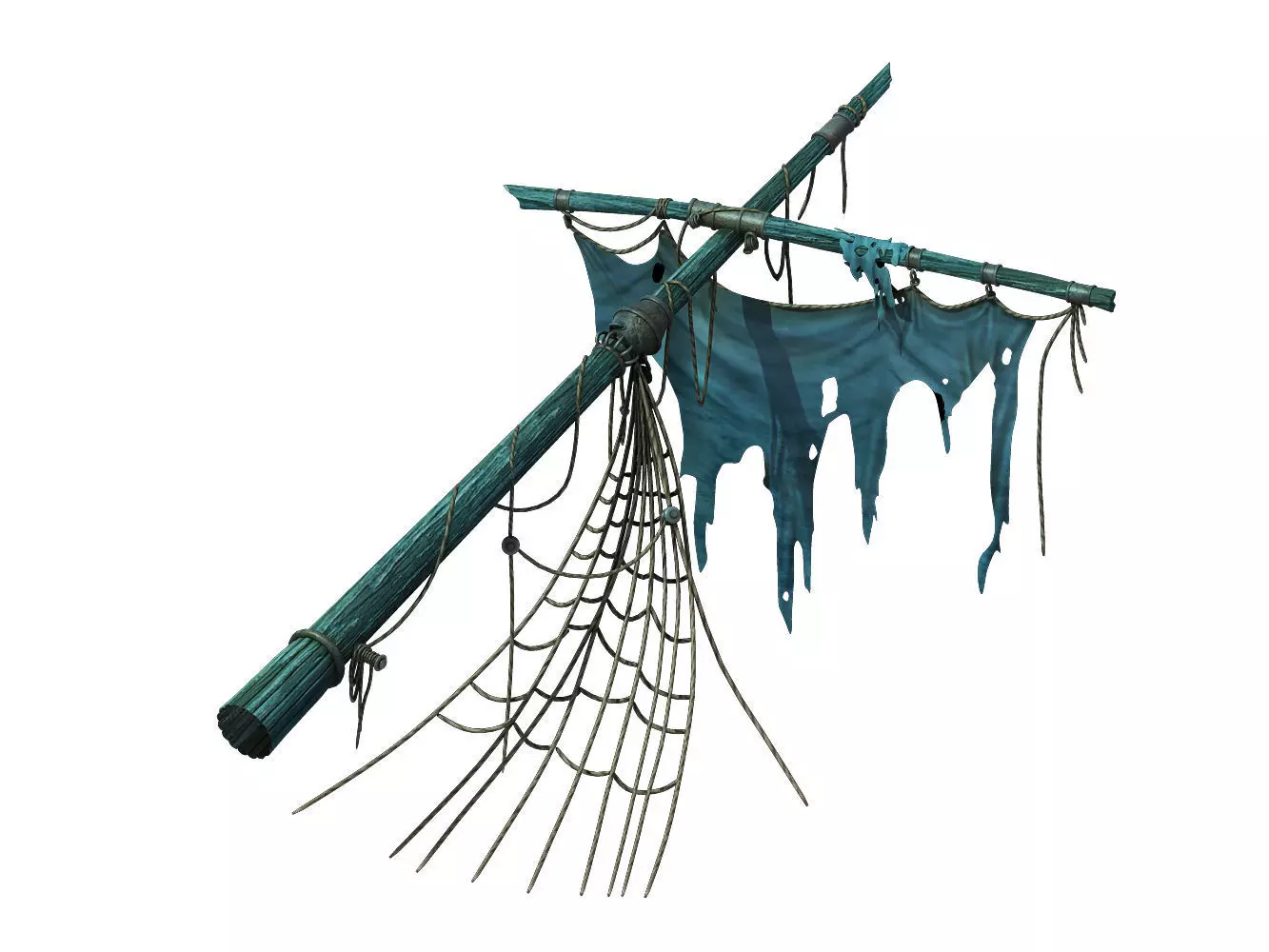 Gamr  Shipwreck - Broken Mast 3D model_0