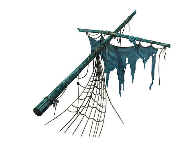 Gamr  Shipwreck - Broken Mast 3D model