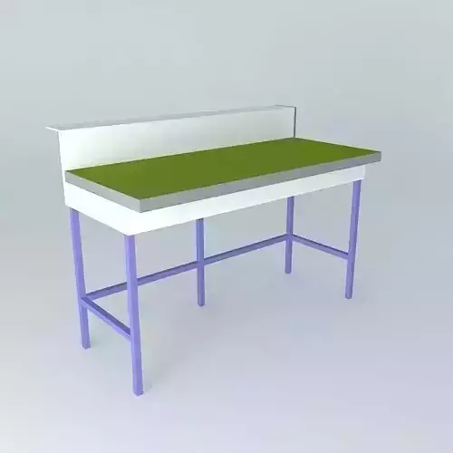 Simple lab bench Free 3D model