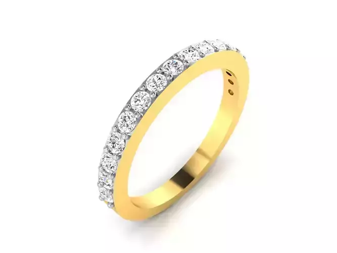 Women Band Ring 3dm render detail