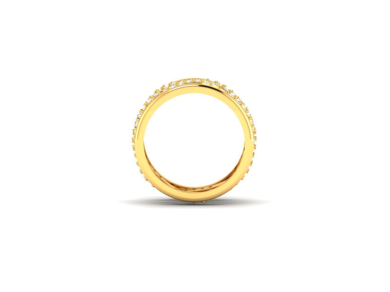 Women Band Ring 3dm render detail 3D print model_2