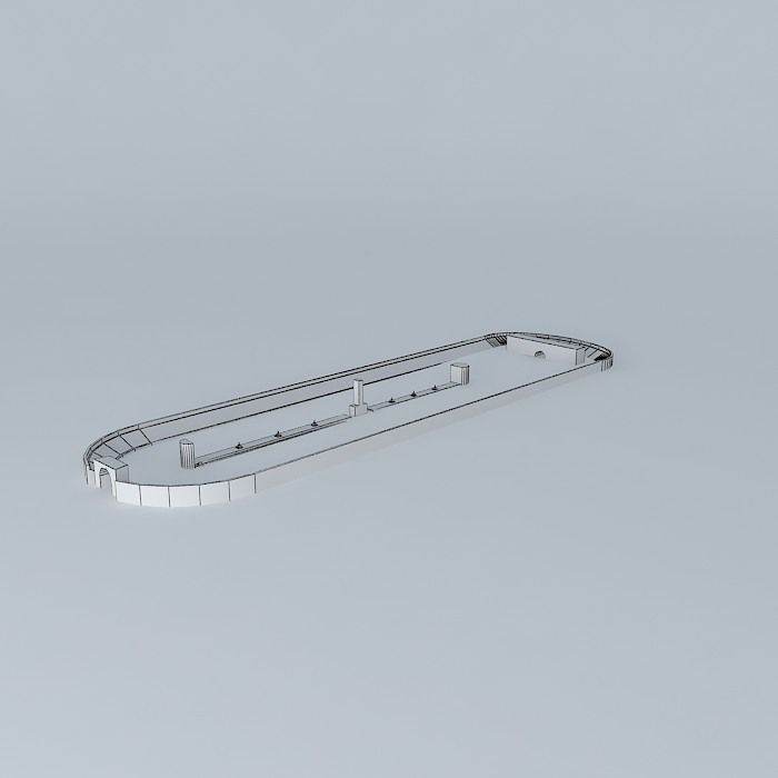 Roman circus Merida Free 3D model_4