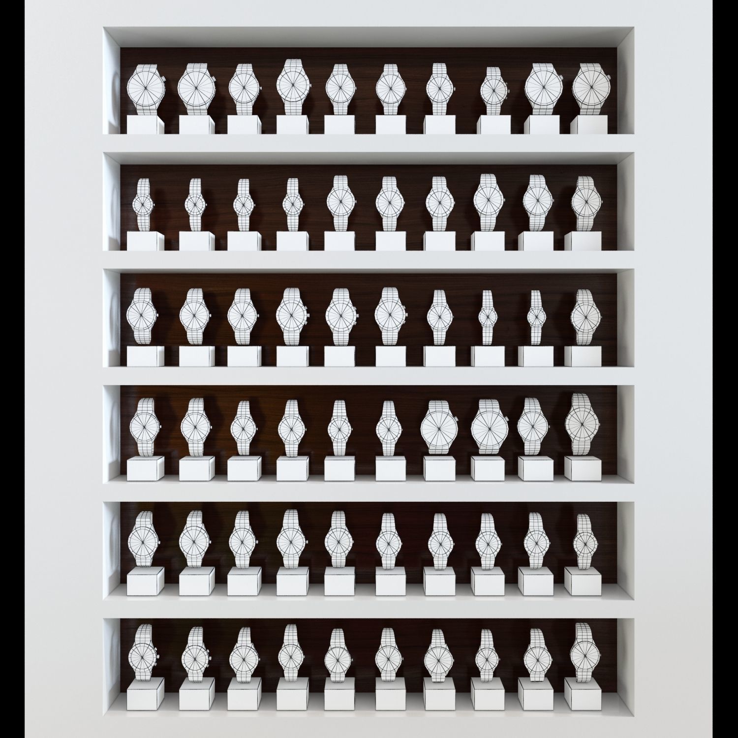 Clock rack 2 3D model_1