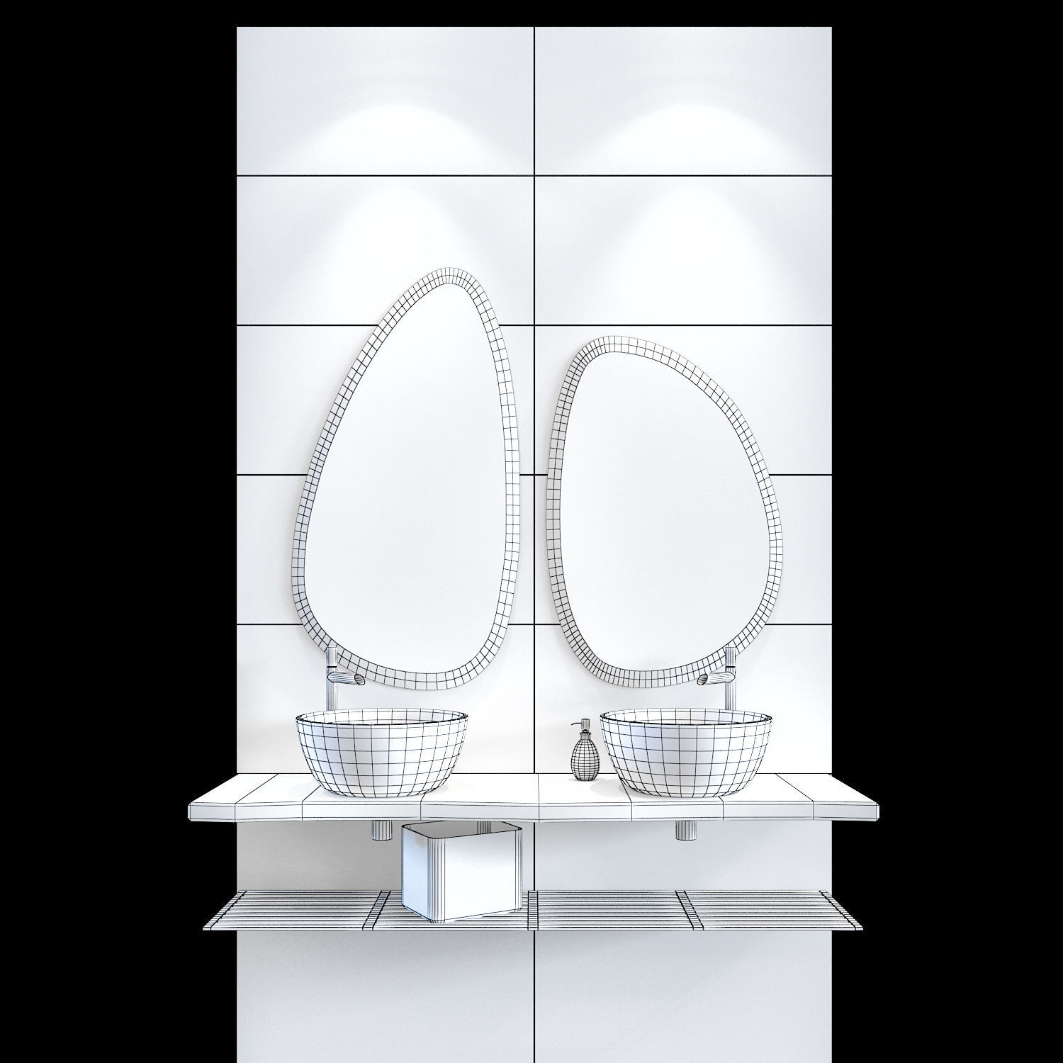 Bathroom Decor 3D model_2