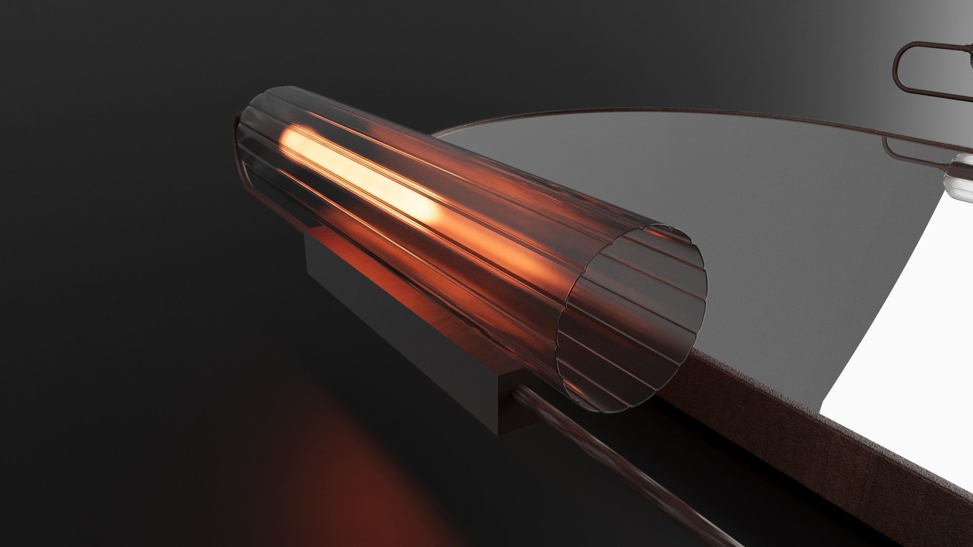 Dresser furniture Low-poly 3D model_4