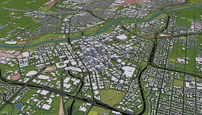 Minneapolis City 3D model