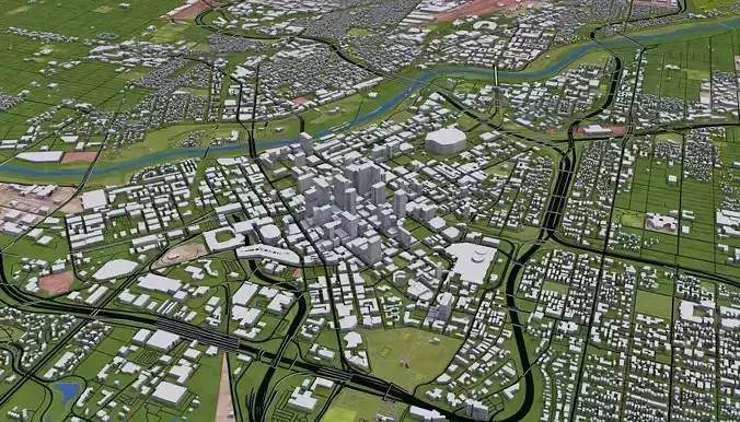 Minneapolis City 3D model