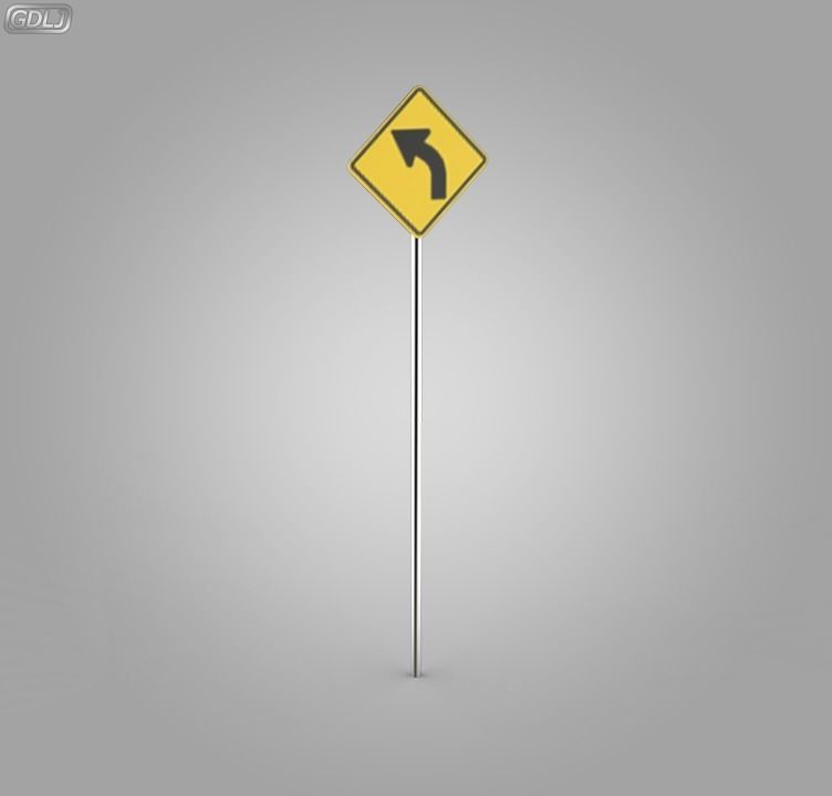 38 Street Signs 3D model_37
